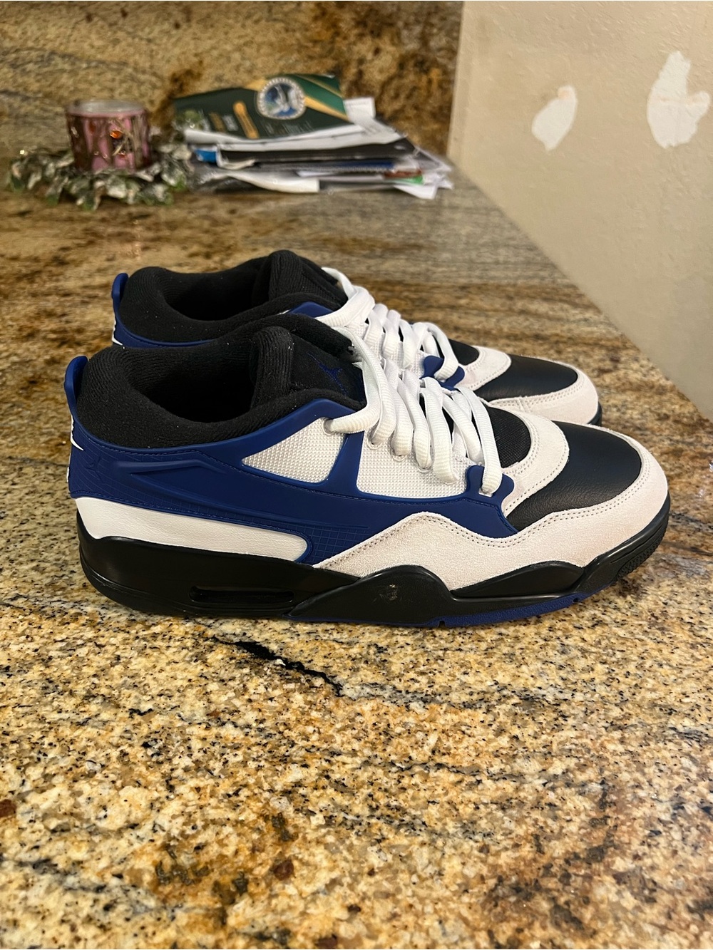 Air Jordan 4 RM Motorsports Men’s 11.5 Women’s 13 White Blue FQ7939-140